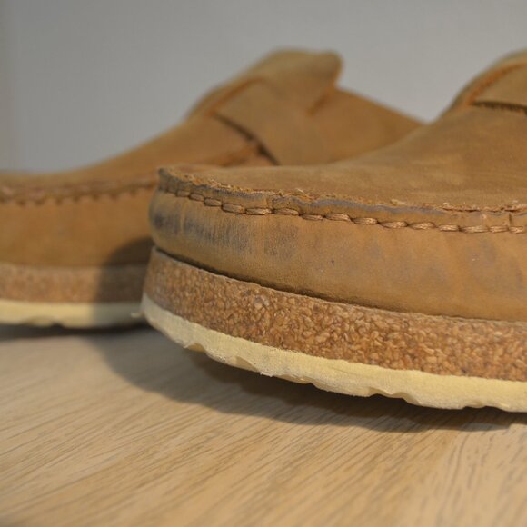 Birkenstock Buckley mules - Women's 9 narrow - Cognac color - Picture 4 of 6